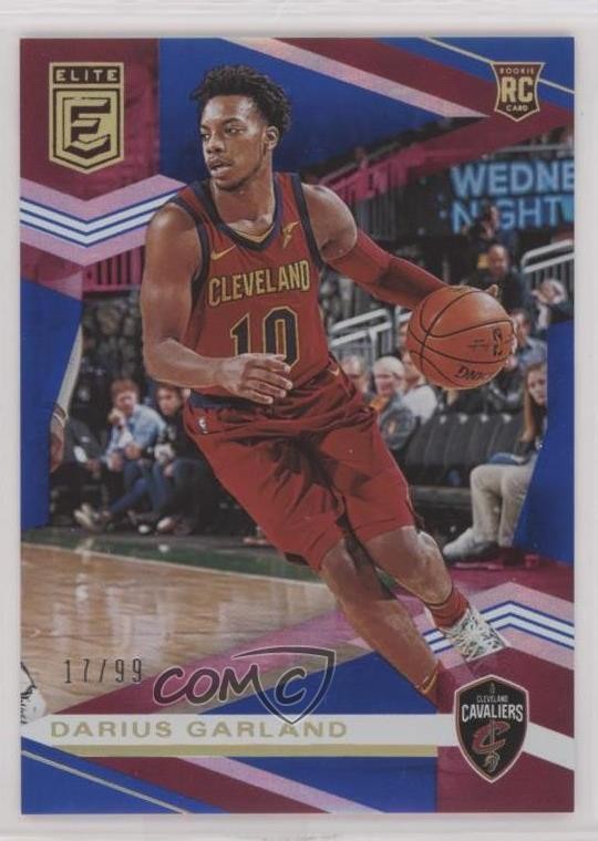 2019-20 Donruss Elite Rookies Blue 17/99 Darius Garland #110 1e6a