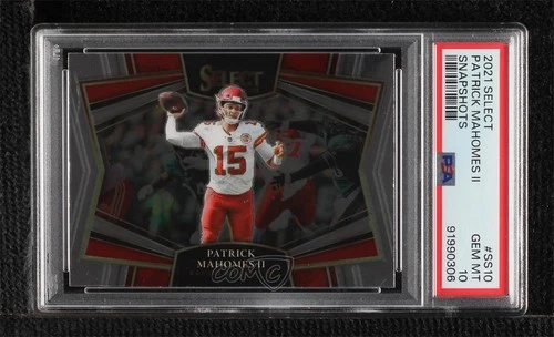 2021 Panini Select Snapshots Patrick Mahomes II #SS-10 PSA 10 GEM MT 09gn