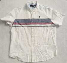 U.S. Polo Assn. 11770 NEW Men's 100 Cotton Short Sleeve Button Up Woven Shirt