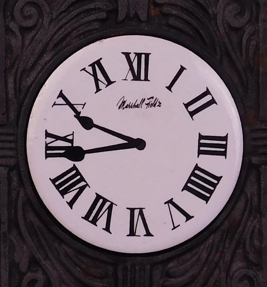 Vintage Marshall Field's Clock Tower Cast Iron Trivet - Image 2 of 3
