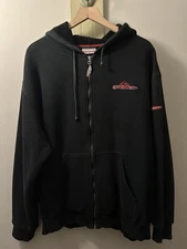 VTG 90’s Quicksilver Surf Embroidered Full-Zip Hoodie Y2K Men’s SZ XL RARE