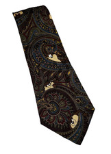 VTG 1990's Warner Bros Looney Tunes Tazmanian Devil Taz Necktie 100 Silk - EUC