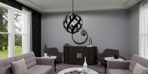 Quoizel Lighting - Blacksmith - 4 Light Pendant-23 Inches Tall and 19.5 Inches - Picture 2 of 4