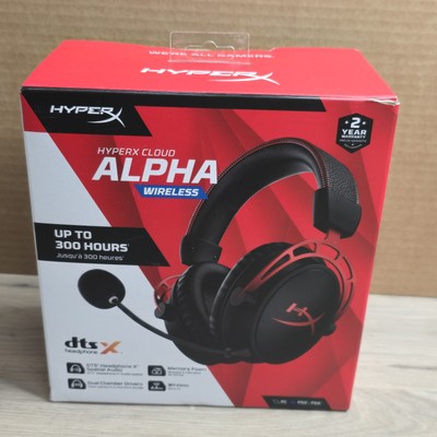 HyperX Cloud Alpha PS5/PS4 Wireless DTS Headphones 4P5D4AA Black 