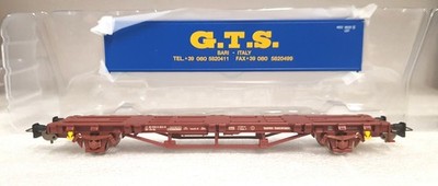 Piko 27700, Containertragwagen+40'Container ''G.T.S.'' der FS, Ep. V, H0, NEU&OVP