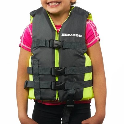 Sea-Doo Sandsea Kids PFD Life Jacket Vest Coast Guard Approved Medium 2859500607