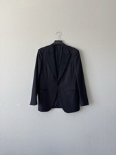 2900 Zegna Venezia Navy Wool Tuxedo Dinner Coat Jacket