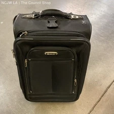 DELSEY Black Two Wheel Carry-On Luggage