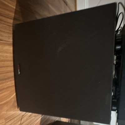 Polk Audio PSW108 Powered Subwoofer 100W Black Wired RCA Speaker Level