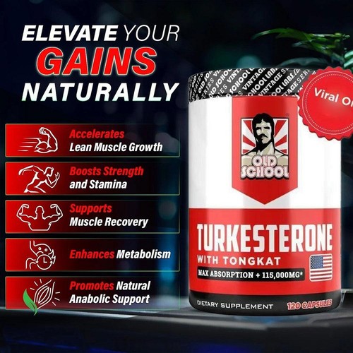 Turkesterone 15.000mg, 120 Capsules - Non-GMO & Gluten Free Daily Supplements - Picture 11 of 18