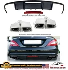 CLS63 Diffuser + Tips Chrome Facelift CLS550 2012 2013 2016 2017 2018 CLS550
