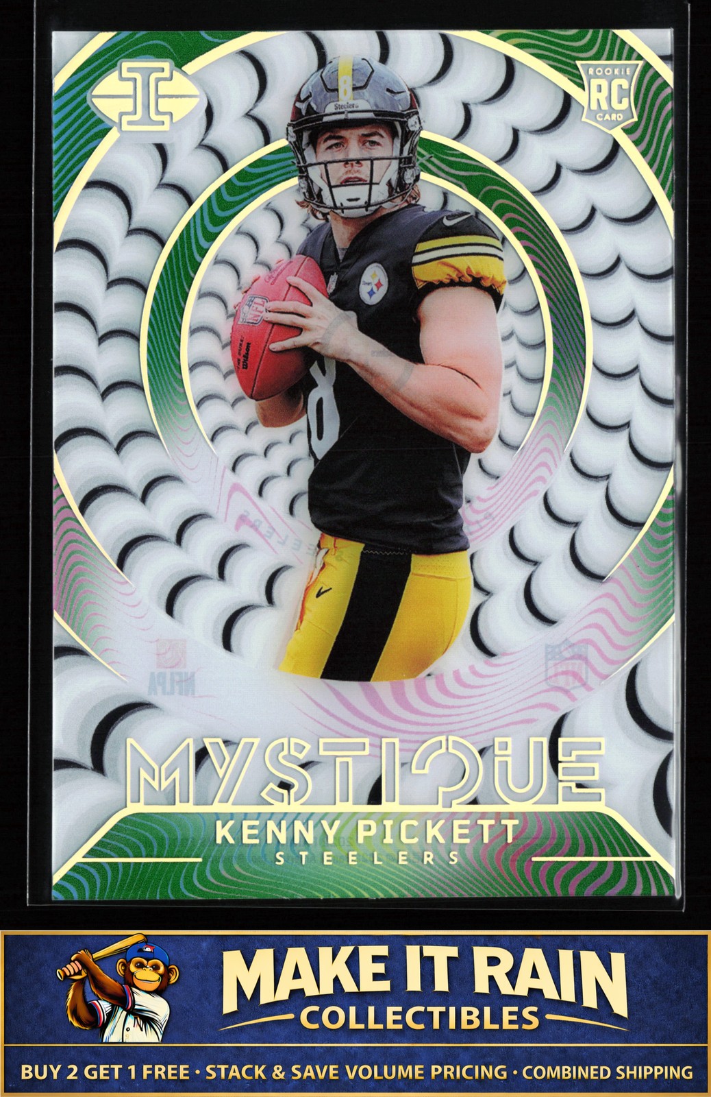 Kenny Pickett Panini Illusions Mystique #M1 Emerald
