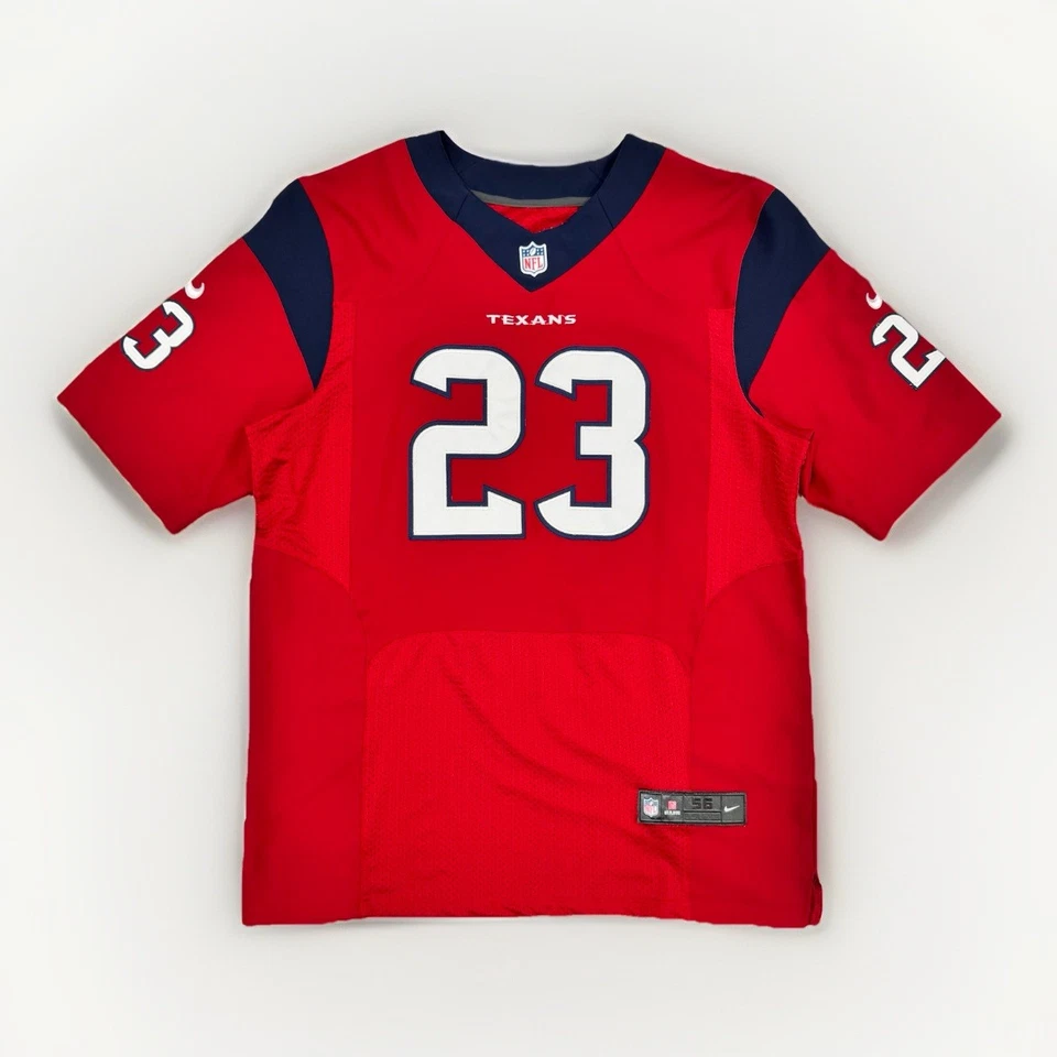 Camiseta deportiva roja de los Houston Texans Nike Arian Foster #23 Equipment On Field talla 56-3XL Foto 2 de 4