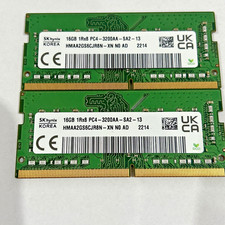 SK hynix 16GB DDR4 3200MHz SO-DIMM RAM – 1Rx8 PC4-3200A-SA2-13–HMAA2GS6CJR8N-XN