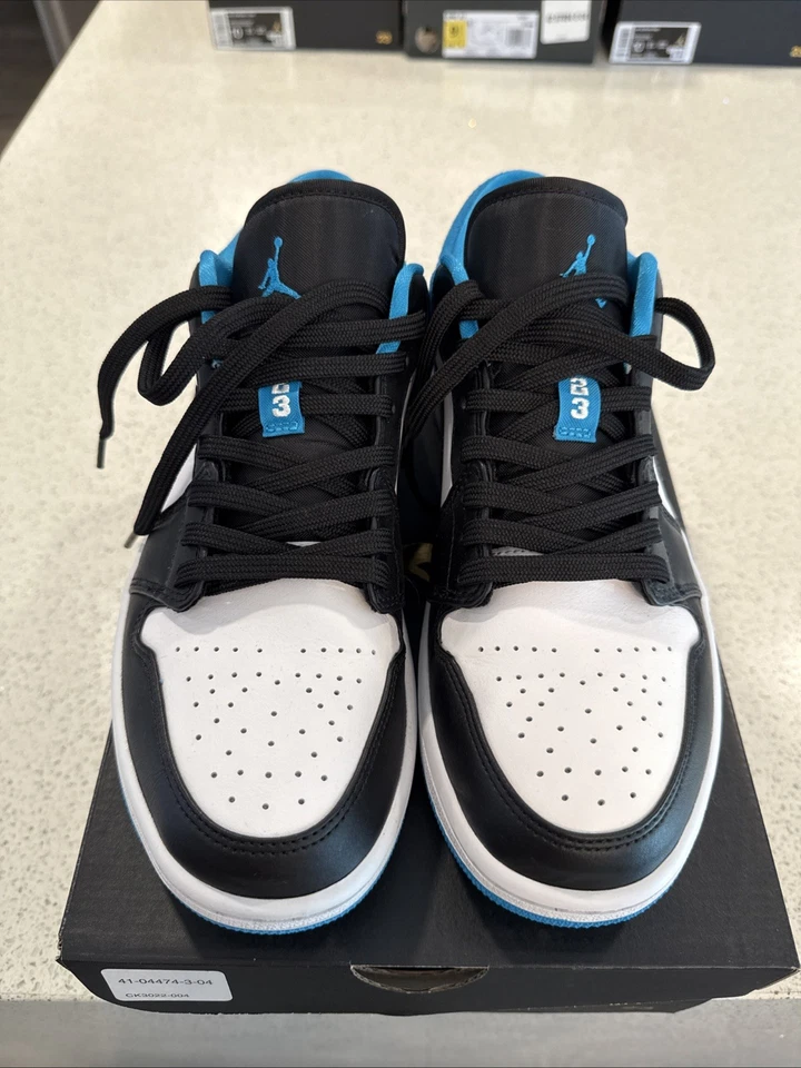 Air Jordan 1 SE Low Hombre Talla 10 Azul Láser, CK3022-004 Foto 3 de 4