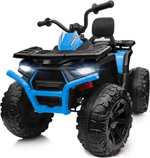 Kids ATV 4 Wheeler, 24V Ride on Toys Car for Big Kids with 400W Motor, 2 Seater 