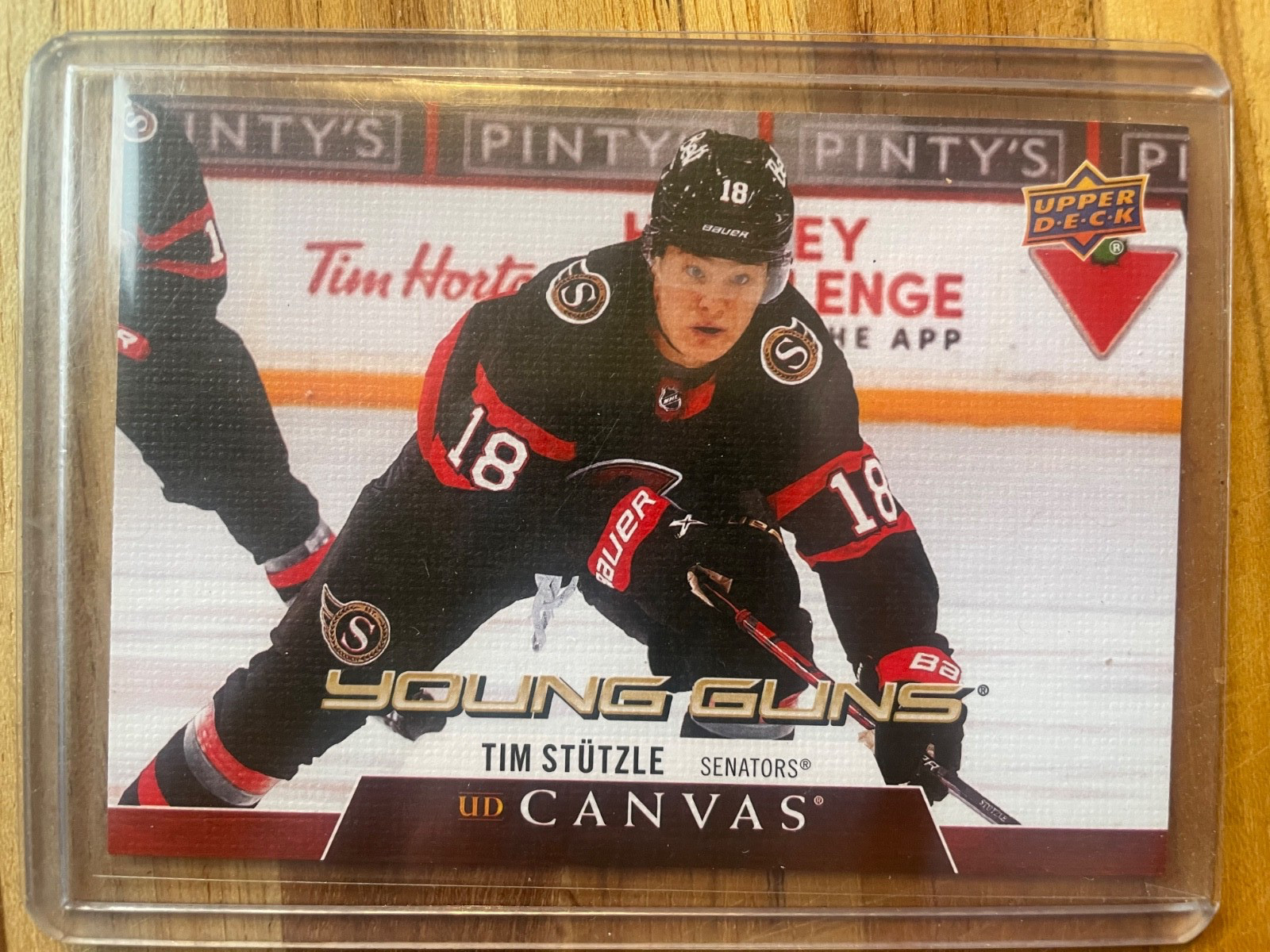 2020-21 Upper Deck UD Canvas Young Guns Tim Stutzle #C211 Rookie RC