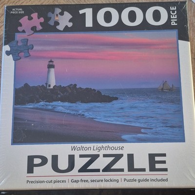 Lang Walton Lighthouse 1000 Piece Jigsaw Puzzle Landscapes Precision-Cut Guide