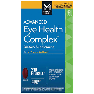Advanced Eye Health Complex Minigels, 210 count   Supports Eye Health