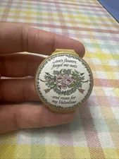 Halcyon Days Enamel On Copper Trinket Box Valentines Day 1986