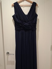 JOHN LEWIS - BEAUTIFUL WOMENS DRESS - SIZE 16 - BLUE - WEDDING/BRIDESMAID - BNWT