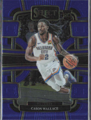 2023-24 Panini Select #88 Cason Wallace Blue Retail RC Thunder