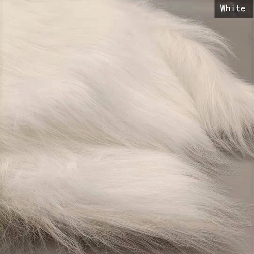 12cm Plüsch Kunstfell Stoff Winter warme Kleidung Polstermaterial breit 170cm - Bild 21 von 44