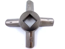 ALFA International 052KN, Carbon Steel-Edge Knives for Grinders, Hub Size 52