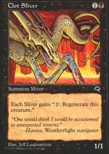 4x Clot Sliver ~ Lightly Played Tempest MTG Magic x4 4 UltimateMTG Playset Black - Picture 1 of 1