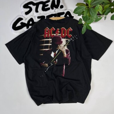 Vintage ACDC AC/DC 90s Ballbreaker Tour T-Shirt Brockum Rock L | eBay