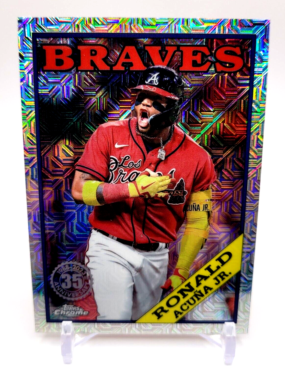 Ronaldo Acuna Jr. 2023 Topps Update Silver Pack Mojo #T88CU Ronaldo Acuna Jr. 2023 Topps Update Silver Pack Mojo #T88CU