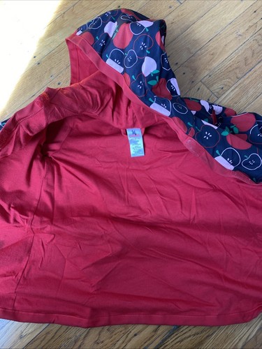 GYMBOREE Abrigo de Lluvia con Capucha Estampado de Manzana - Niñas Talla XS 3-4 ¡¡Adorable!!! - Imagen 5 de 7