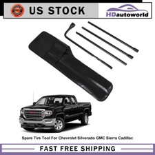 Spare Tire Lug Wrench Jack Tool Kit For Chevy Gmc Silverado Sierra Tahoe Cadilla