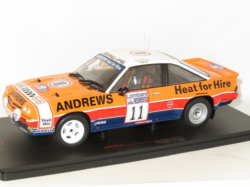 1/18 Opel Manta 400 Andrews Heat For Hire Lombard RAC Rally 1985 #11 R.Brookes
