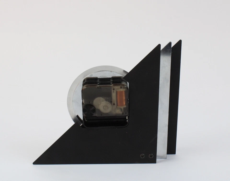 80er-Jahre Memphis-Design Tischuhr Quartz (356-4I13) - Bild 4 von 4