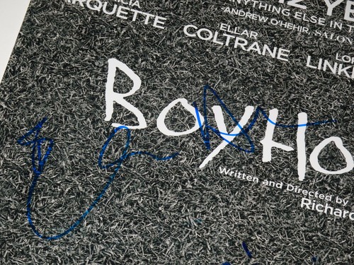 POSTER FOTO BOYHOOD CAST FIRMATO X2 AUTOGRAFATO 12X18 LINKLATER FALCO ARQUETTE - Foto 3 di 4