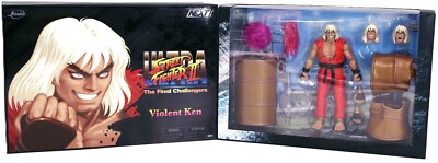 Violent Ken Figur Ultra Street Fighter II SDCC 2024 Exclusive 15cm Boxed Sealed