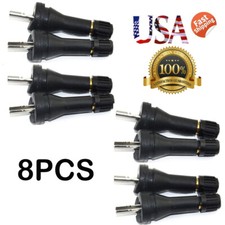 8pcs Rubber Replacement Tpms Sensor Tire Valve Stem Snap-in Repair Kit Vs-90 New