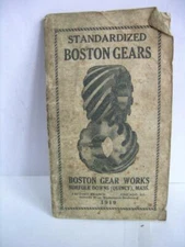 1919 Boston Gear Works Quincy Mass  97 Page  6" by 3 1/2" Catalog with Prices