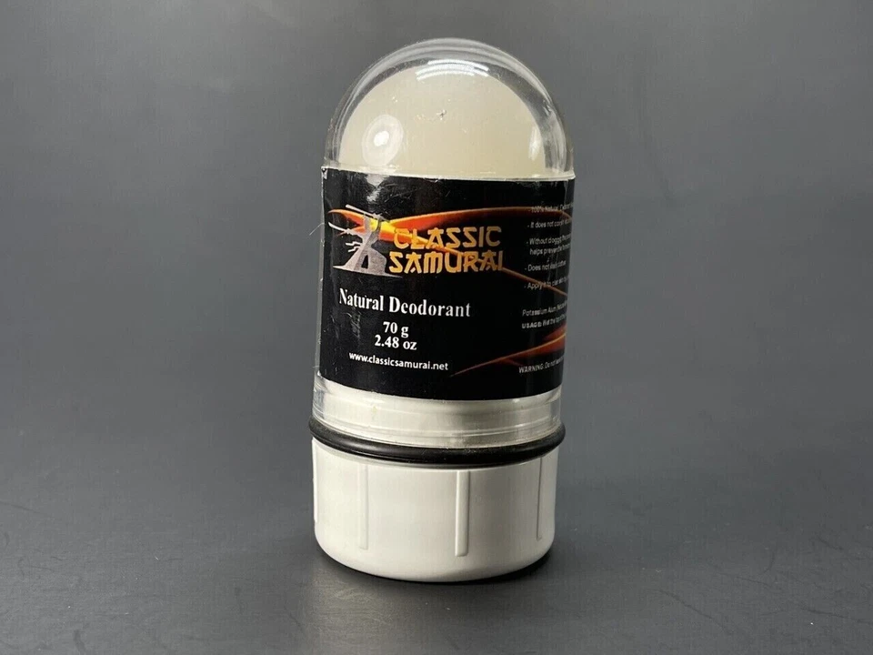 Desodorante Natural Alum Cuerpo Axilas Eliminador de Olores Antitranspirante Barra de Potasio Foto 2 de 4