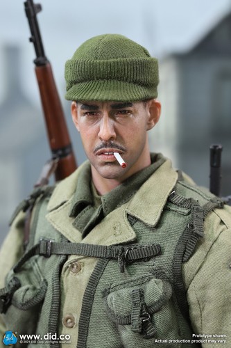 Figurine DID A80155 WWII US 2nd Ranger Battalion Private Mellish 1/6 - Photo 3/12