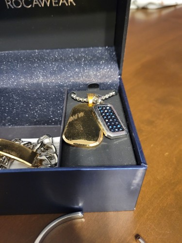 Rocawear~Water Resistant Stainless Steel Back Mans Watch RM9664 Original Box 109 - Picture 3 of 4