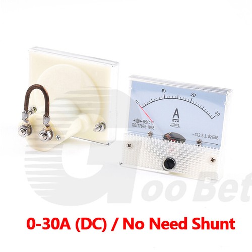 Current Meter 0-30A DC Analog Ammeter Panel uA mA Amp Ampere Gauge Tester Meter - Picture 28 of 28