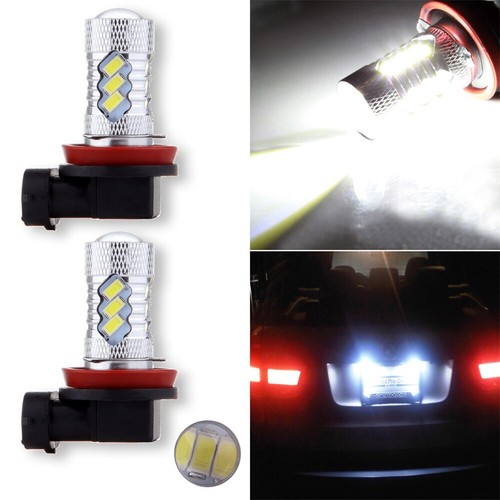 For 2PC 6000K H11 H8 Led 15-5730 SMD Fog Driving Light Exterior Light - 第 1/8 張圖片