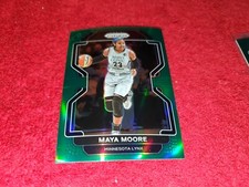 2022 PRIZM WNBA #100 MAYA MOORE LYNX GREEN SP