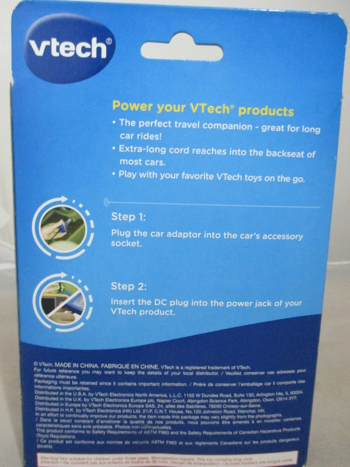 VTech Car Adaptor | Use with all compatible VTech Products model: 80-091310 - Image 4 of 4