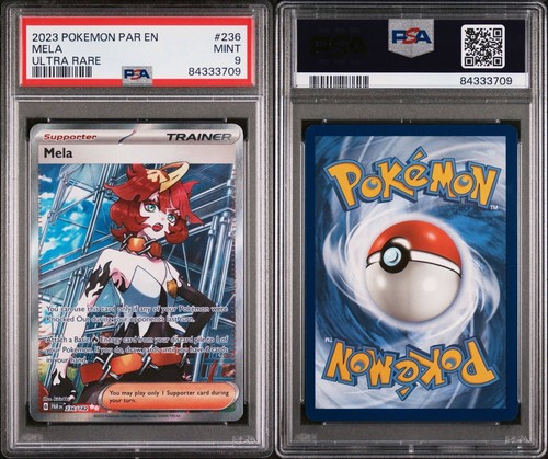 PSA 9 MINT Mela 236/182 2023 Pokemon Paradox Rift - US Seller