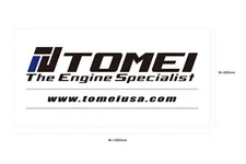 Tomei USA Shop Durable Vinyl Banner White 1800mm x 900mm