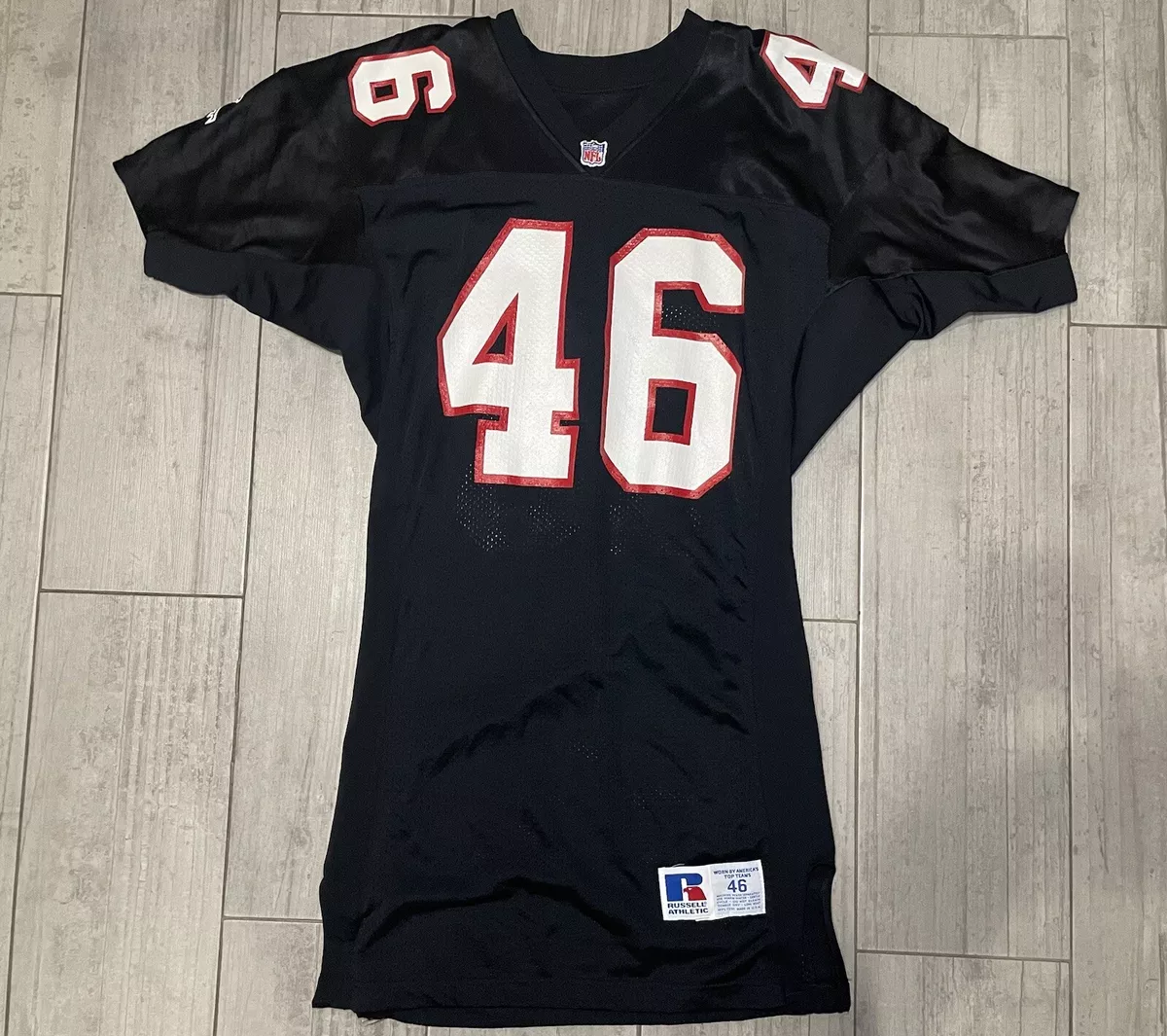 Atlanta Falcons 46 Vintage Russell Athletic Blank Football Jersey