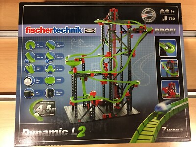 FISCHERTECHNIK,DYNAMIC L2 PROFI,ref.536621,780pcs,7 MODELOS